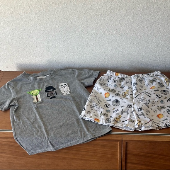 Toddler Star Wars Boy Matching Set – Yoda Tee & Shorts, Size 4T - Picture 1 of 5